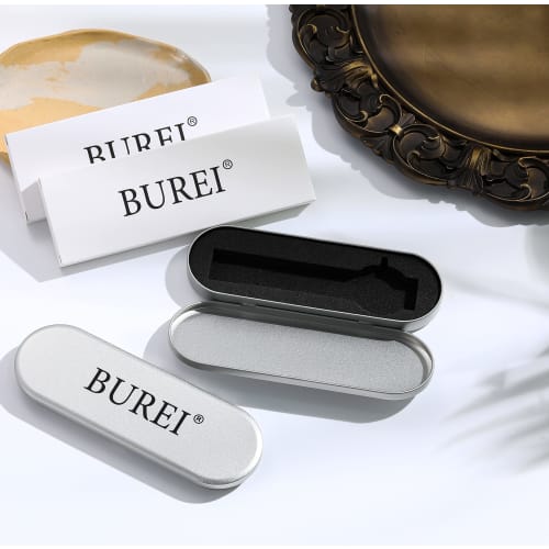 BUREI Men's Black Watch, Simple, Stylish, Popular, Waterproof, Men's Watch (Black-Black-Black Hands, Stainless Steel)