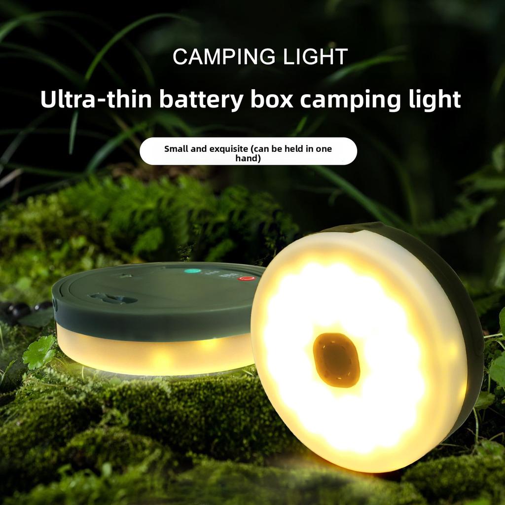 Solar Outdoor Camping Light Tent Emergency Ambient Light Lighting Tape Measure Storage Camping Light String