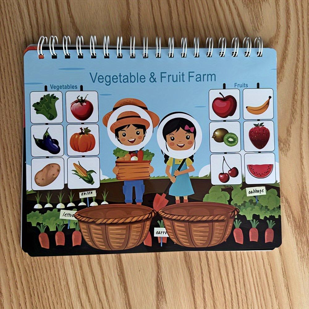Cross-Border Early Education Interactive Quiet Book for Children 25x21 cm