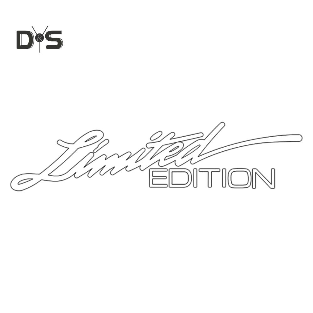 DYS Auto Shop Limited Edition Letter Avtagbar Bil Auto Body Bumper Decal Stickers Decoration