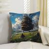 H-Howls-Moving-CastleS Lucky Dragon pillow cover sofa cushion cover home room decoration children gift