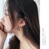Silver Star Earrings Female Temperament Korean Personality Earrings Gift