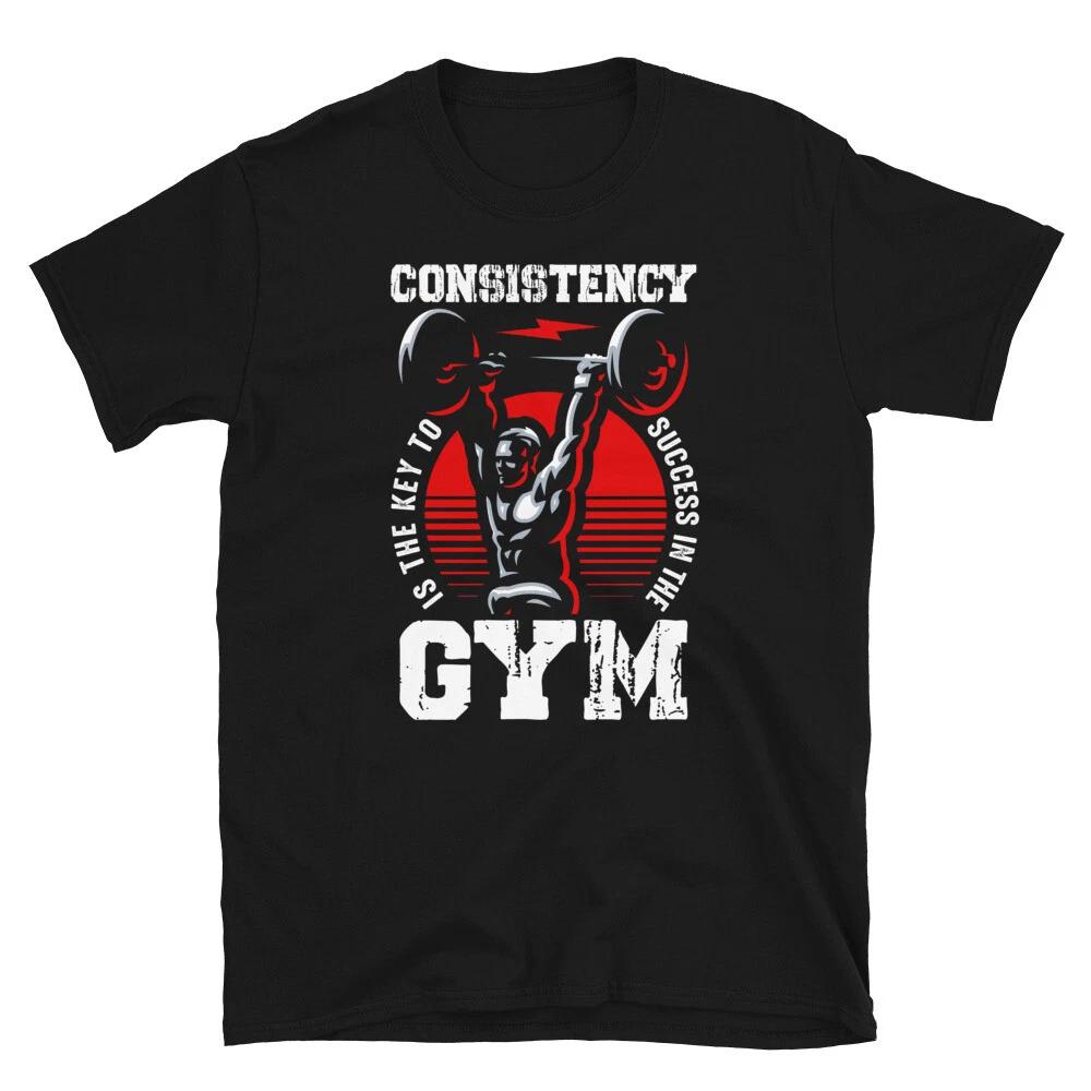 Consistency Bodybuilding Gym Fitness Muscle T-Shirt XXXXL