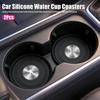 Car Center Console Eco-Friendly Silicone Water Cup Pad For 208 308 206 307 207 3008 407 508 2008 5008 301 406 RCZ Rifter