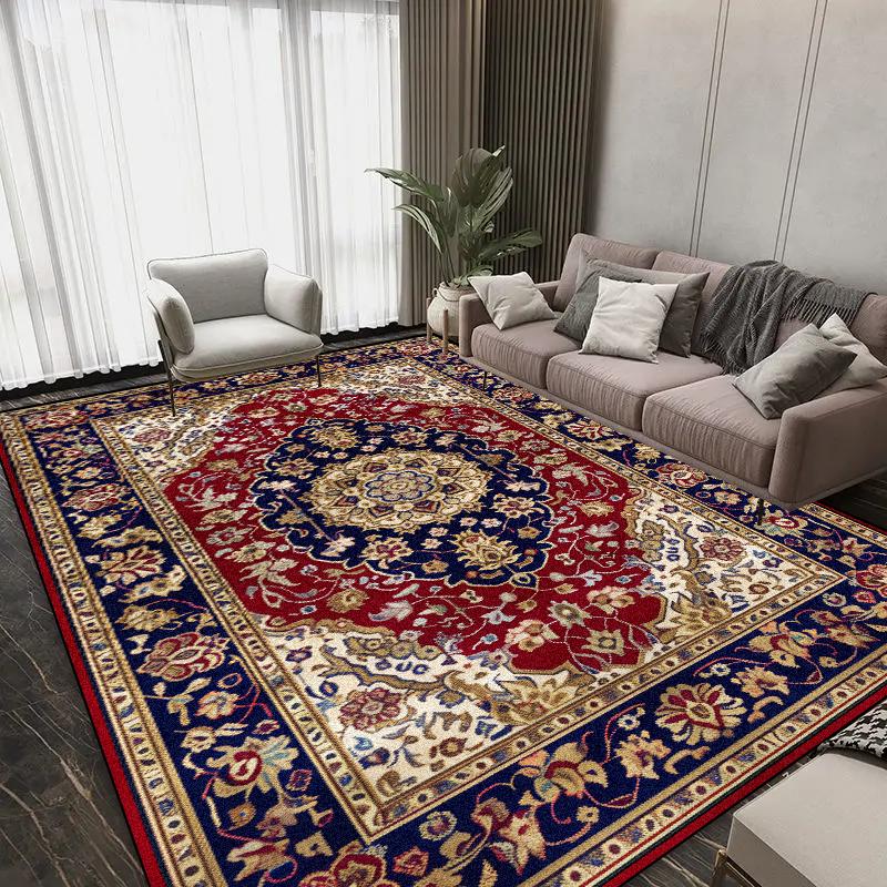 

Vintage Persian Carpet for Living Room Decoration Rugs 200x300cm Large Area Bedroom Washable Rug Non-slip Sofa Coffee Table Mat 60x90cm