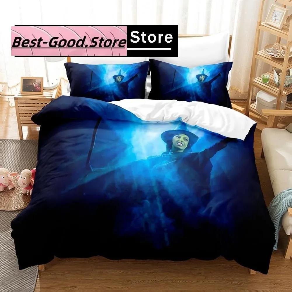 

Comforter 3D Wicked Musical Broadway Drama Bedding Set Printed Bed Set With Bed Single Double Queen Super King Size Comforter (quilt)-EU Single(135*200cm)3pcs