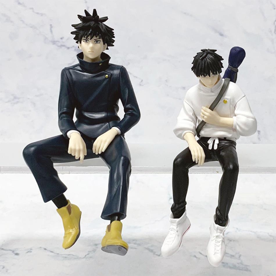 Neu 2 Stile Jujutsu Kaisen Sitzende Geto Suguru Satoru Gojo Figur Anime Cool Desktop Ornamente Puppen Sammlung Modell Geschenke