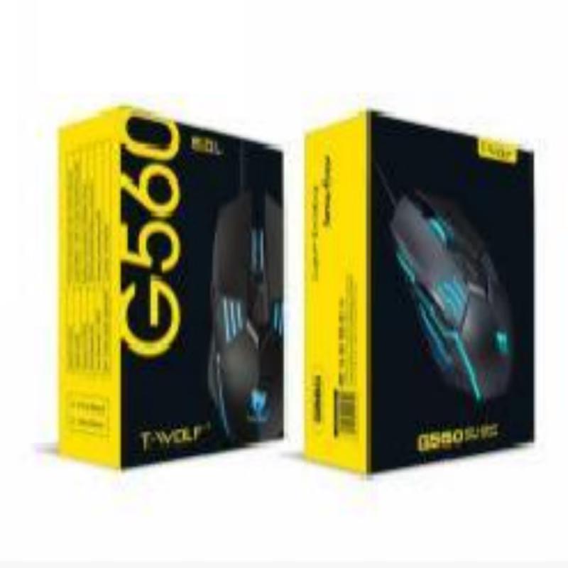 T-WOLF G560 Wired RGB Gaming Mouse