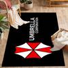 Tappeti Antiscivolo a Tema Logo Umbrella Corporation - Decorazioni per la Casa in Poliestere, Adatti per Camere da Letto, Soggiorni, Ingressi, Studi e Decorazioni