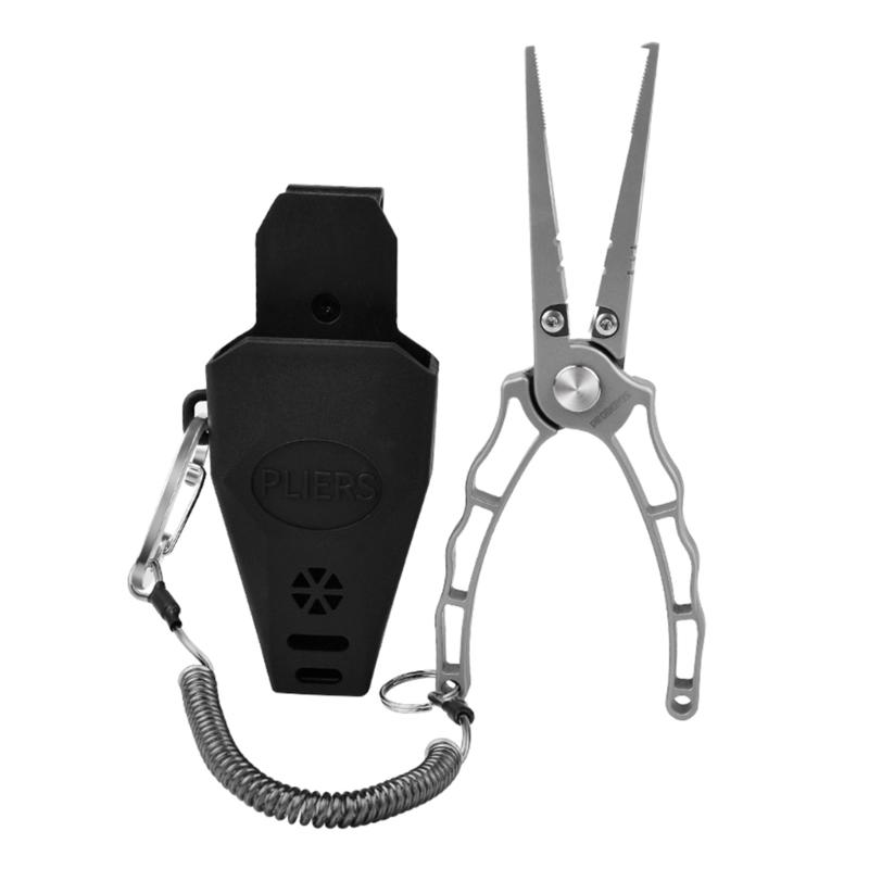 

Fishing Plier Hook Remover Long Nose Fishing Plier Hook Remover Aluminum Alloys Line Cutter Split Rings Fishing Plier 1
