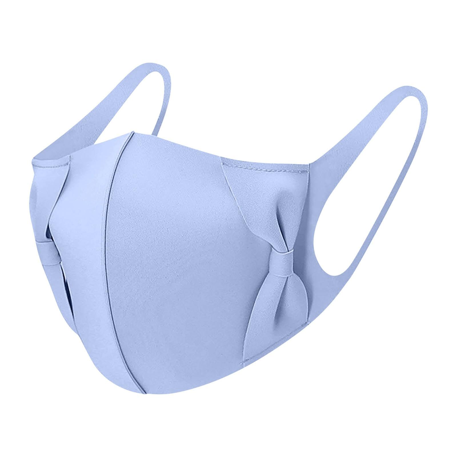 

Летняя оздоровительная велосипедная шелковая маска для рта и лица, респиратор для мужчин и женщин One Size