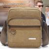 Sac bandoulière et sac à épaule multifonction en toile pour homme - Sac à main décontracté unisexe