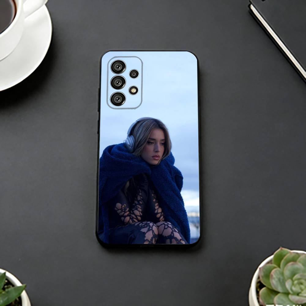 Cute Lola S-Singer Indigos Phone Case For Samsung S25,S24,S21,S22,S23,S30,Ultra,S20,Plus,Fe,Lite,Note,10,Black Cover