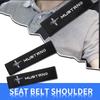 BHSP3 1/2pcs Car Seat Belt Cover Styling Cotton Safety Shoulder Protector For Mustang Universal Big Size Mustang Shelby GT 2023