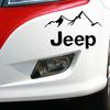 Kreativní samolepky na auto Jeep - zadní světla, zrcátka, palivová nádrž