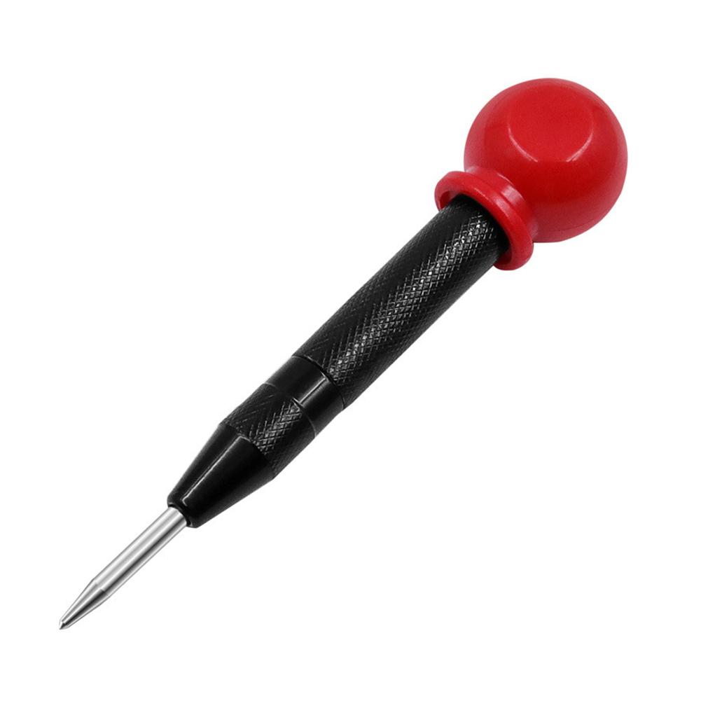 

Automatic Center Punch Set Spring Loaded Mark Tool for Metal Wood Plastic High Precision One-Handed Operation Heavy Duty Glass C