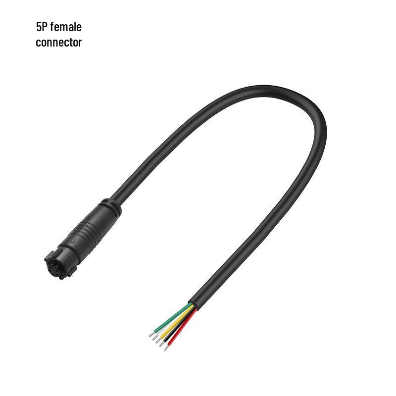 M8 IP67 Waterproof Plug for Motorcycle/Car Sensors and Outdoor LED Lights Power Cord