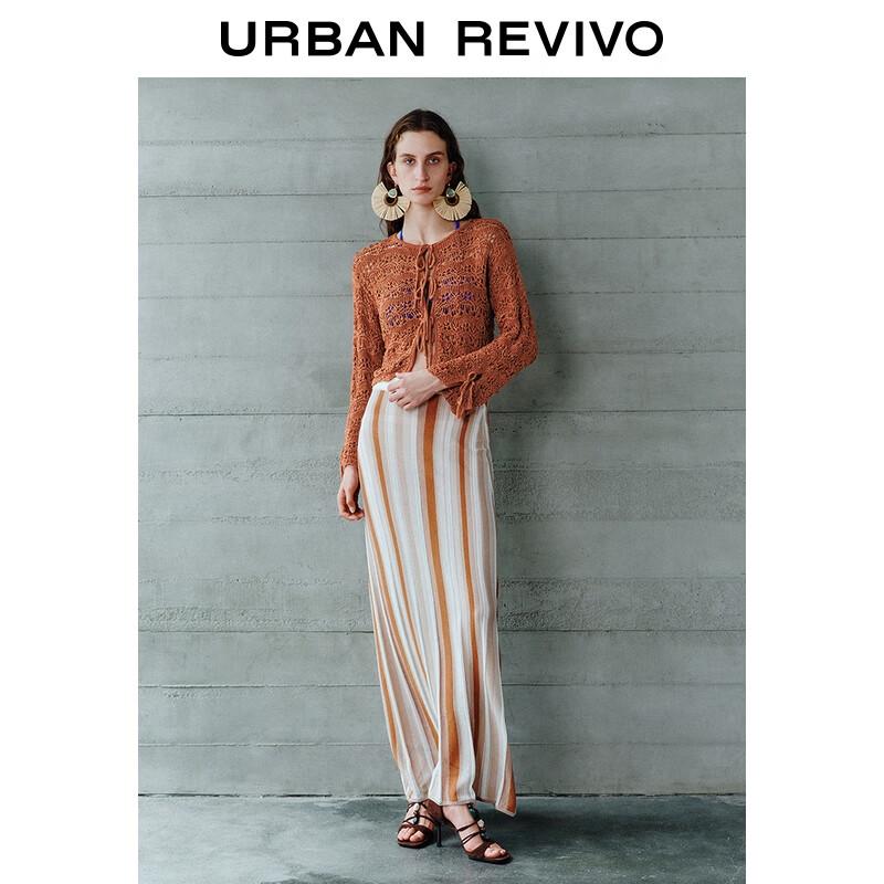 

Женский кардиган UR с ажурной текстурой и завязками S