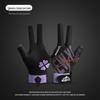 Unisex High-Elastic Anti-Slip Snooker Gloves - Fingerless, Smooth, Compression Billiards Gloves