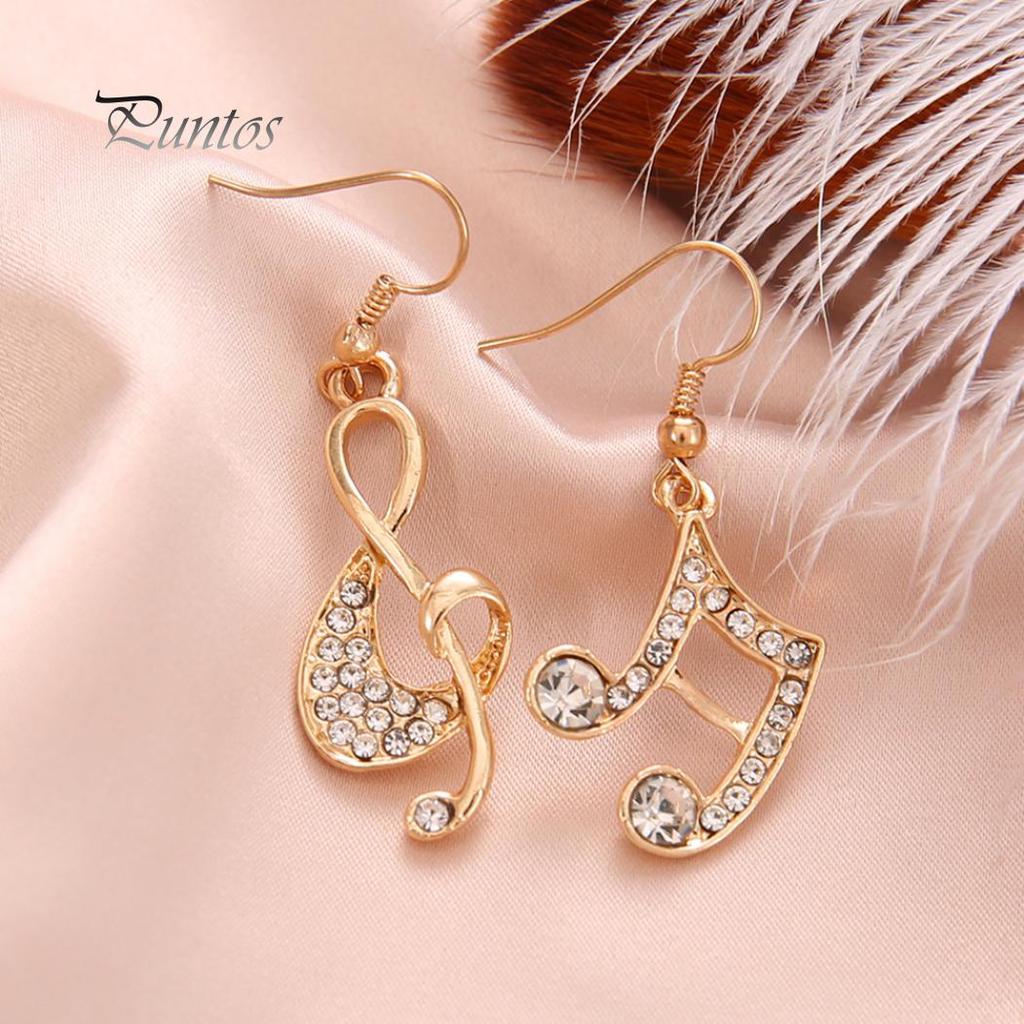Orecchino con nota musicale coreana Cuore di agudi e bassi Orecchini in acciaio inossidabile moda Donna Regalo di nozze femminile Gioielli Pendientes  36