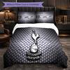 Tottenham Hotspur 3-delige Beddengoedset Zachte Dekbedovertrekset met Kussenslopen Bedrukte Slaapkamer Decoratieset voor Thuis