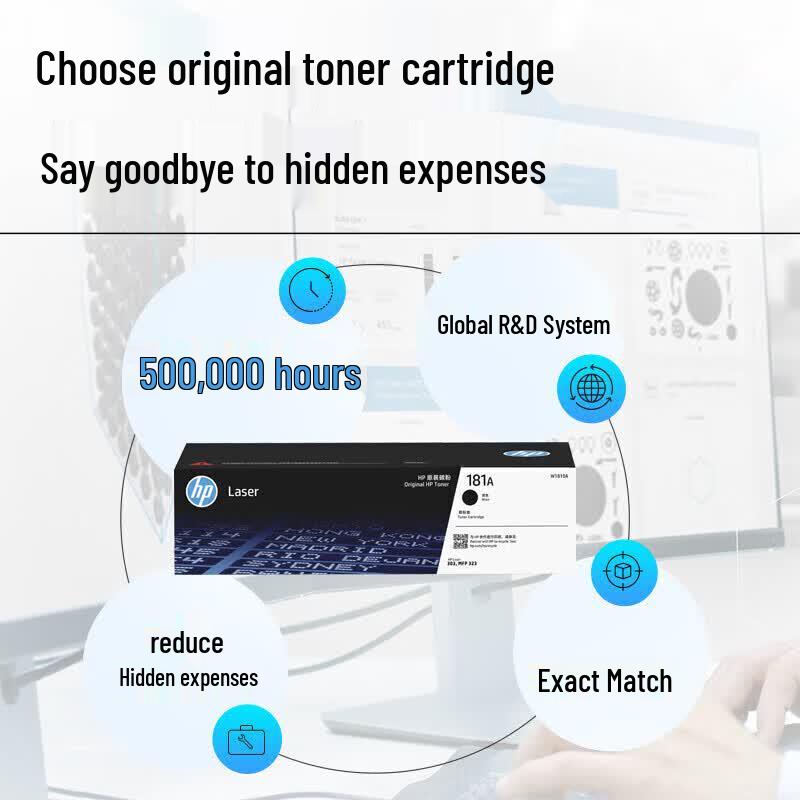 HP 181A Original Black Toner Cartridge W1810A