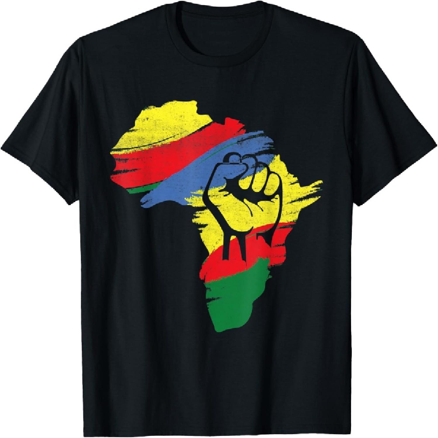 Black History Month Tshirt Melanin Black Migrations Apparel T-Shirt XXXXXL разноцветный