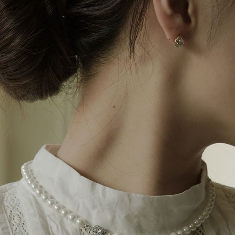 TORTOISE [Silver925] Blenheim Cushion Pearl Necklace