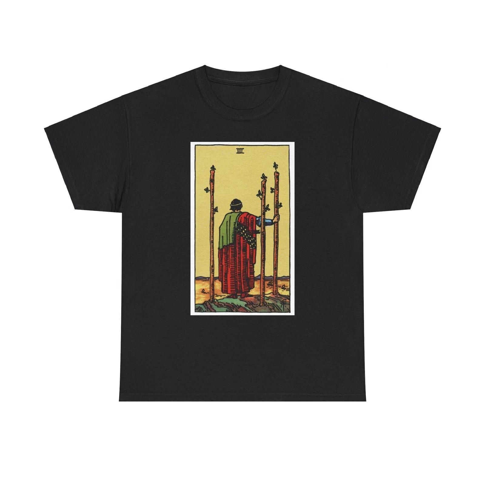 The 3 of Wands (Tarot Card) T shirt 4XL