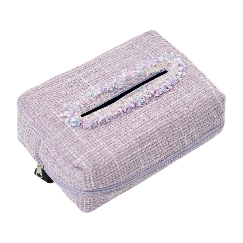 Car tissue box, small fragrance style, high-end car hanging paper box, multi-function handrail box, tissue hanging bag new