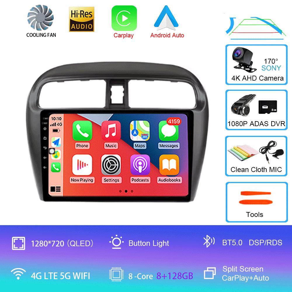 Android 14 Car Radio For Mitsubishi Mirage Attrage 2012-2018 Space Star 2014 Gps Navigation Stereo Multimedia
