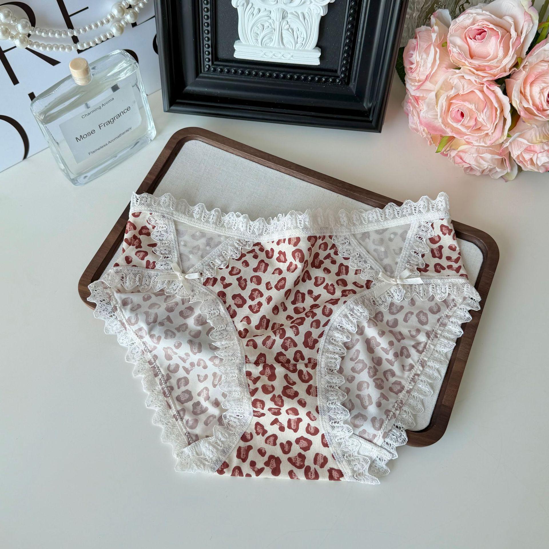 

Summer Island Sheer Lace Thong - Ultra-thin, Sexy, and Ruffled Ice Silk Panties for Women. One Size