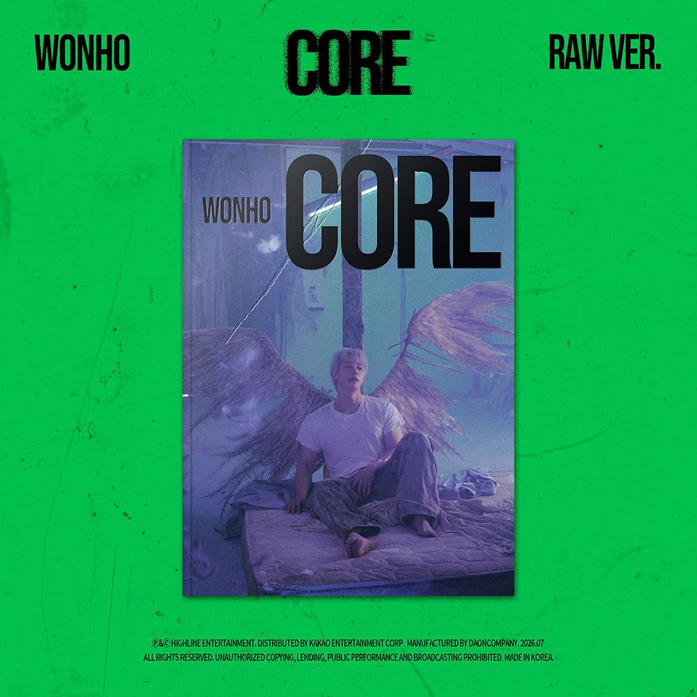 [POB] WONHO [CORE] EP Album (RAW / SHELL / CRACK ver.)