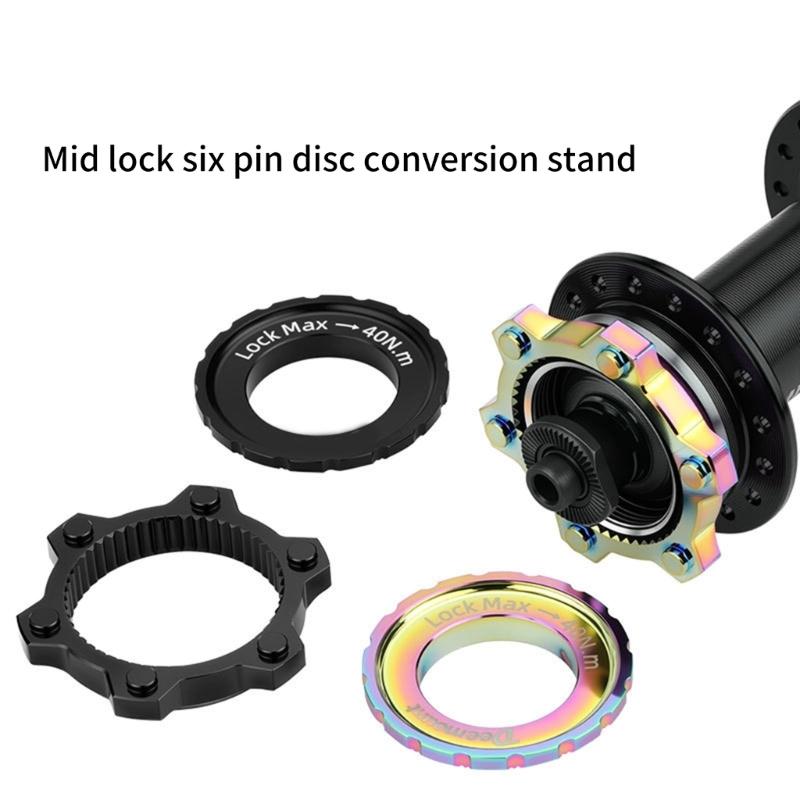 Bicycles Brake Rotor Conversion 6 Bolt Centerlock Adapter Universals High Grade Aluminum Instants Installation