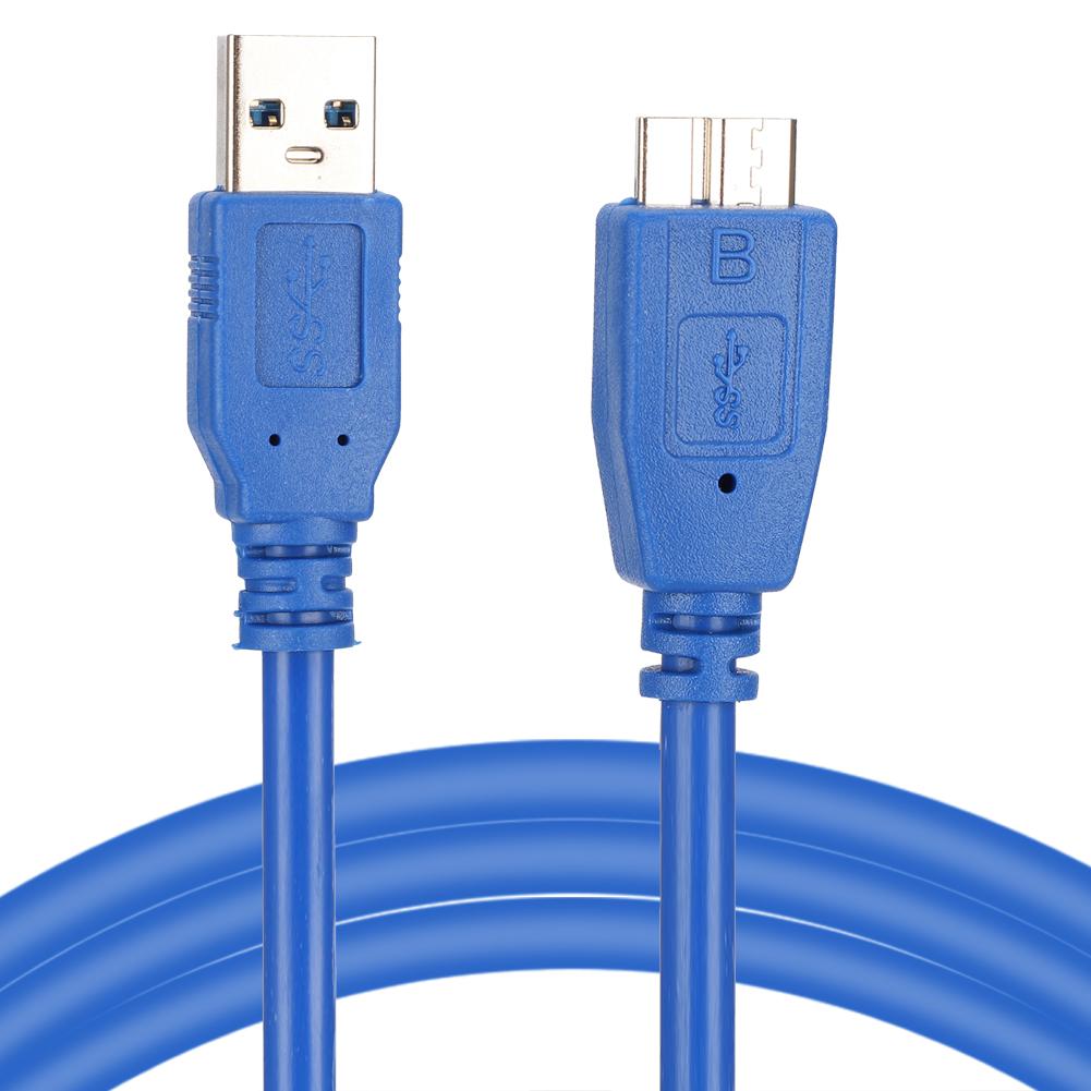 

USB-кабель для передачи данных USB3.0-AB Micro AB Папа для компьютера ПК Принтера Жесткого диска 1м 1m / 3.3ft