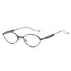 Oval Retro Sunglasses Lightweight Small Frame Metal Sun glasses Metal Frame Eyeglasses Water-Resistant Fashion Outfit Cycling