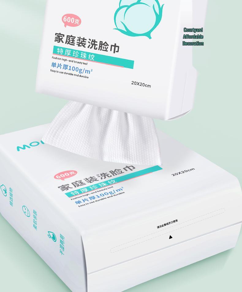 Family Pack: Extra Thick 600g Hanging Disposable Face Towels