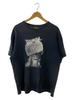 UNDERCOVER T-SHIRT XL COTTON Black SOLID  Unisex T-Shirt
