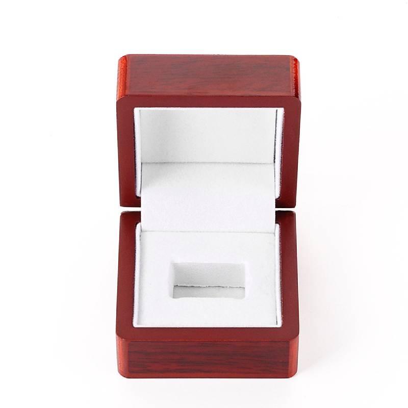 

Ювелирная шкатулка Модная Простая Изысканная Кольцо для Девочек Ювелирный Пористый Набор Махагон White