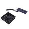 Solar Exhaust Fan with Solar Panel Heat Dissipation Ventilation Fan Set for Chicken Coop Greenhouse Shed Pet House