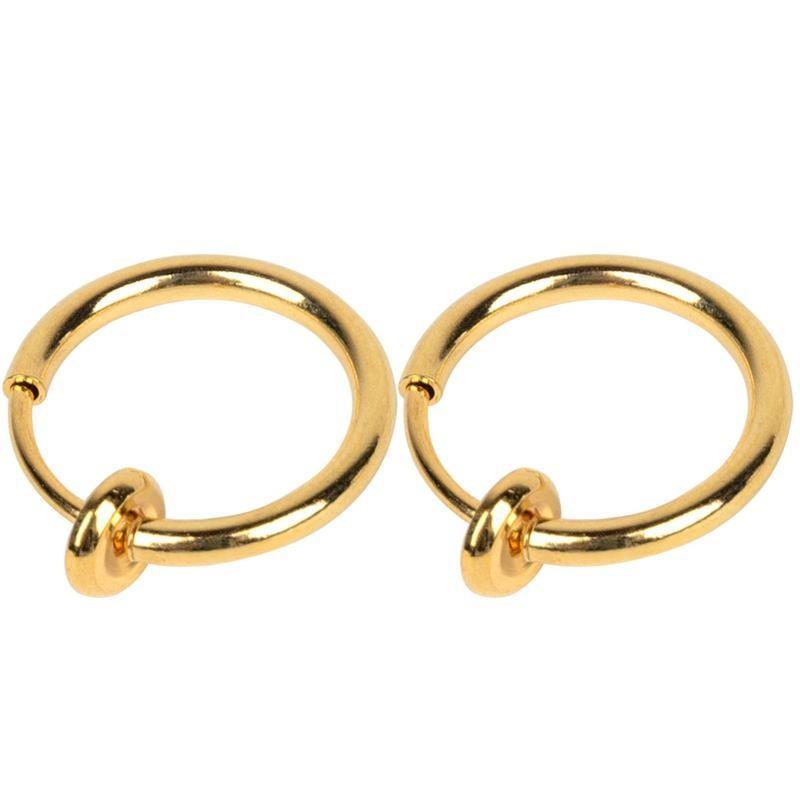 New 3 Colors Fake Spring Action Non Piercing Nose Septum//Ear Cartilage Ring