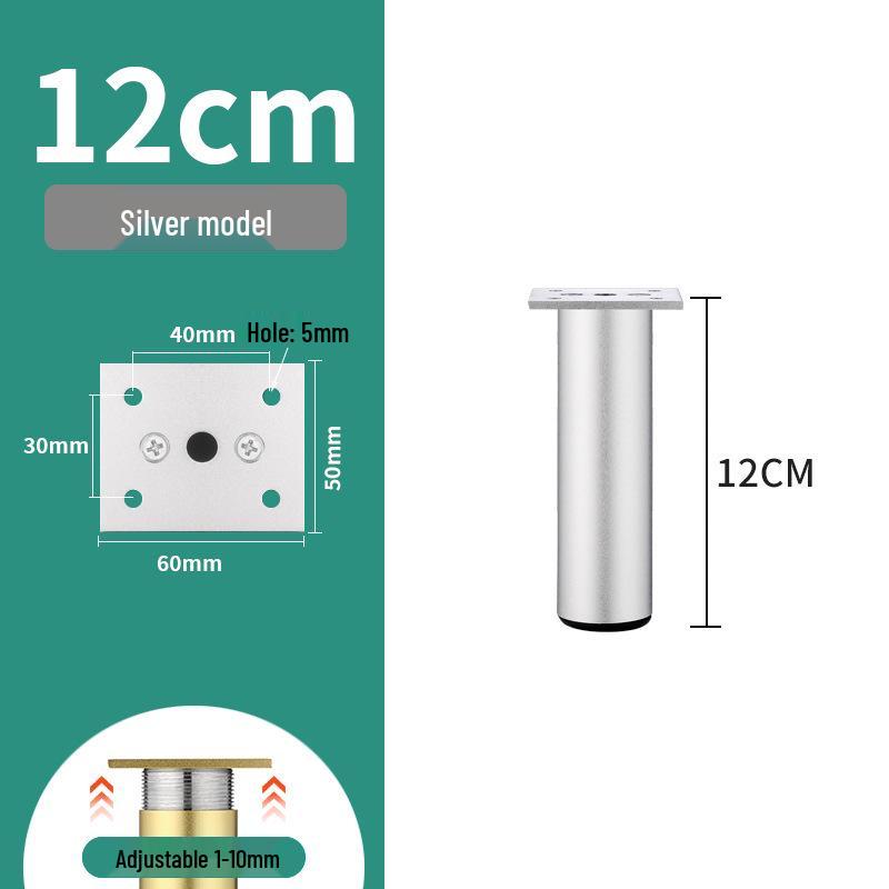 Adjustable Aluminum Alloy Cabinet & Furniture Support Legs