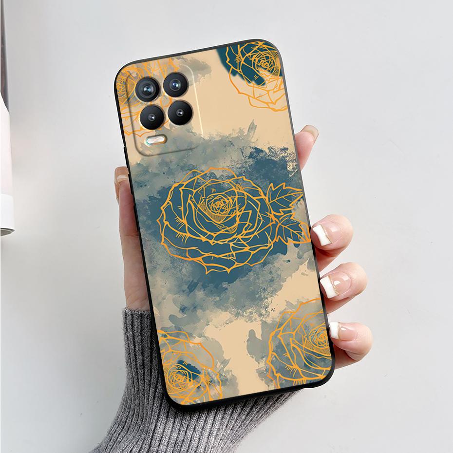 For Realme 8 Case Bear Cartoons Cat Cute Cover Coques For Realme 8 Pro Phone Cases Cover Realme8 5G Realme 8i Fundas Soft Capa