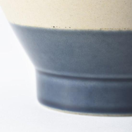 Paar WAN (Weiß x Marineblau) Teeschalen, Vatertagsgeschenk