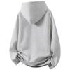 Men's Hoodie with Button Collar Casual Pullover Sweatshirt for Spring and Fall