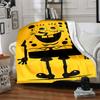 1 stuks SpongeBob SquarePants Flanellen Plaid HD Geprint Lichtgewicht Zacht Warm Deken voor Alle Seizoenen voor Bank, Bed, Reizen, Kamperen Machine Wasbaar