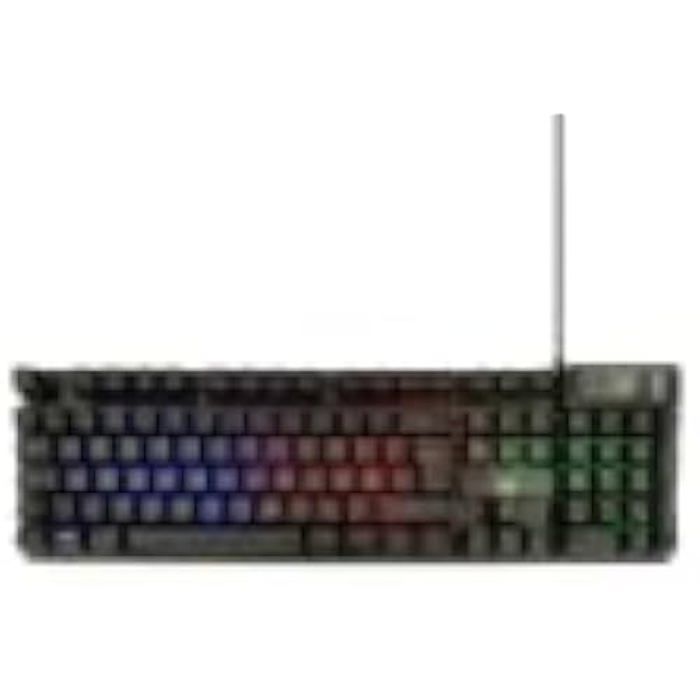 Herní klávesnice - EWENT - PL3319 - Černá - Podsvícená - 12 multimediálních kláves