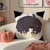 Cartoon Love And Deepspace Sylus Cushion Cover Pillowcase Short Plush Invisible zipper Room Sofa Cushion Cover