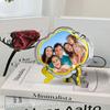 Small Oval Photo Frame Decorations Silicone Mold DIY Epoxy Resin Molds Table Ornament Mould for Beginners Nonstick