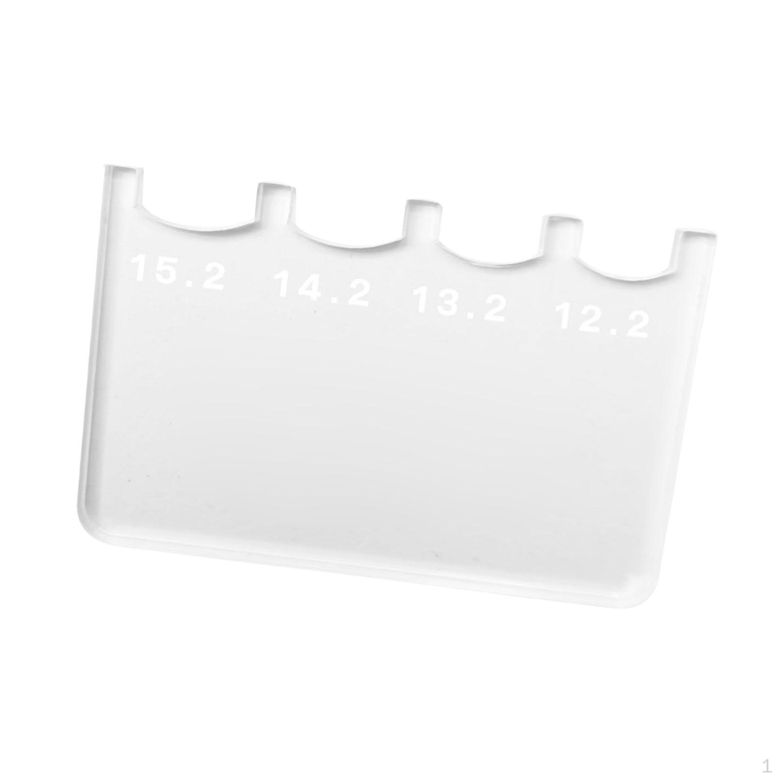 

Billiard Cue Tip Gauge ,Acrylic,Checker ,Billiard ,Curvature Measuring Instrument for Pool